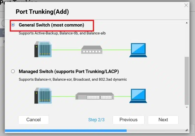 Qnap Port Trunking Switch Type