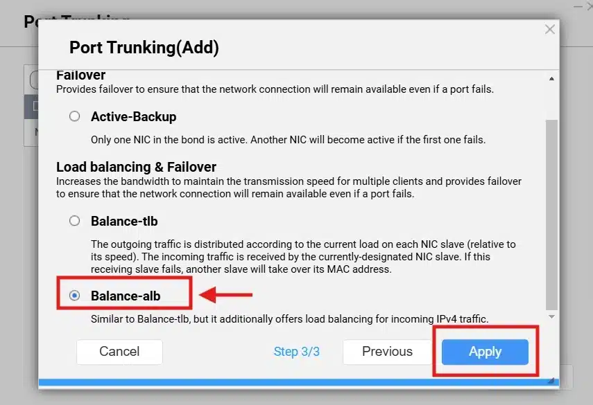 Qmap Port Trunking Modes